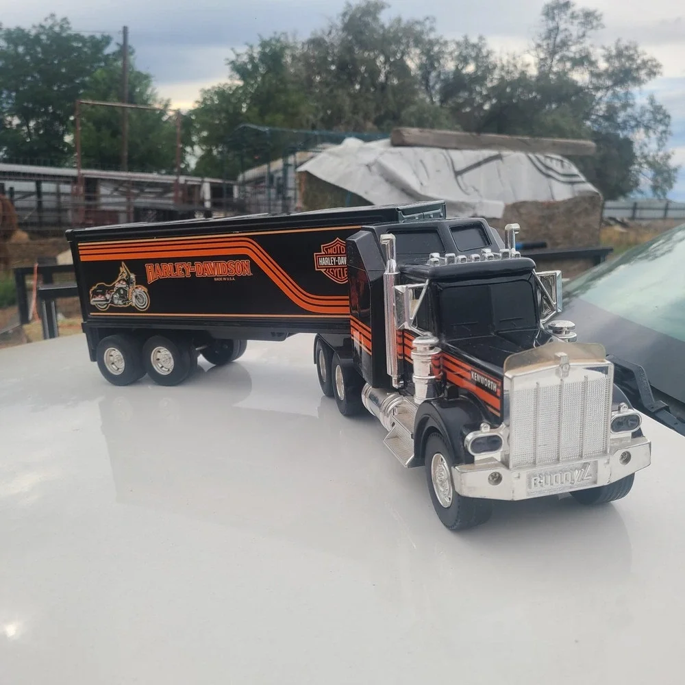 Buddy L Kenworth Sonic Hauler Harley-Davidson Semi Truck Toy Kids 21in 1999
